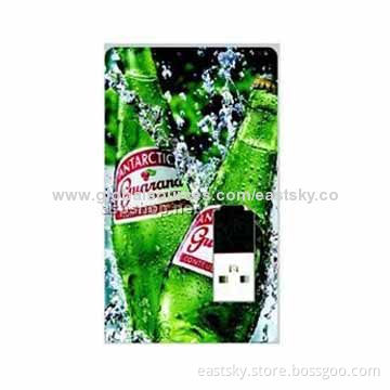 Flash Memory, Available in Credit Card Shape